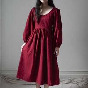 Ovate Lisbeth Dress Crimson size XL